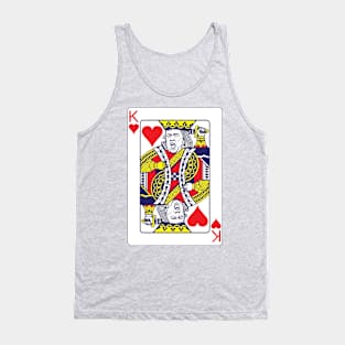 Trump King of Heart Card T-shirt Tank Top